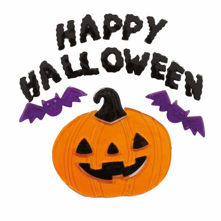 Halloween Raamdecoratie Happy Halloween van Fiestas Guirca koop je bij Partywinkel