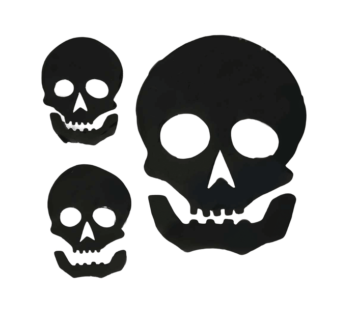 Halloween Raamdecoratie Schedel 25cm van Fiestas Guirca koop je bij Partywinkel