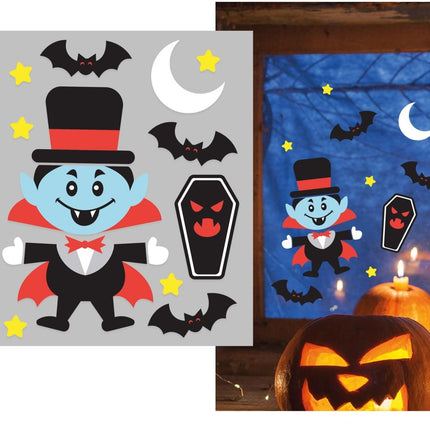 Halloween Raamsticker 25cm - Partywinkel - 8434077269060
