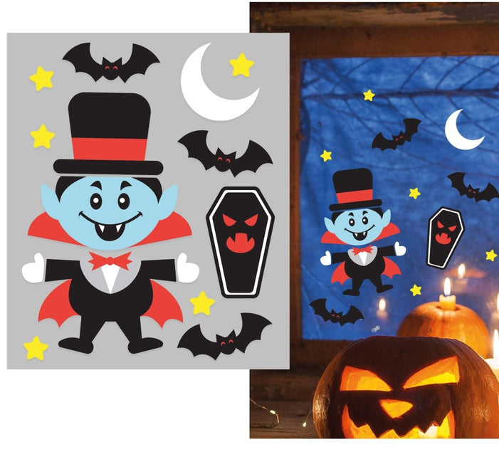 Halloween Raamsticker 25cm - Partywinkel - 8434077269060