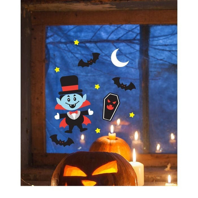 Halloween Raamsticker 25cm - Partywinkel - 8434077269060