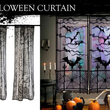 Halloween Raamsticker Gotisch 2,13m - Partywinkel - 8434077268643