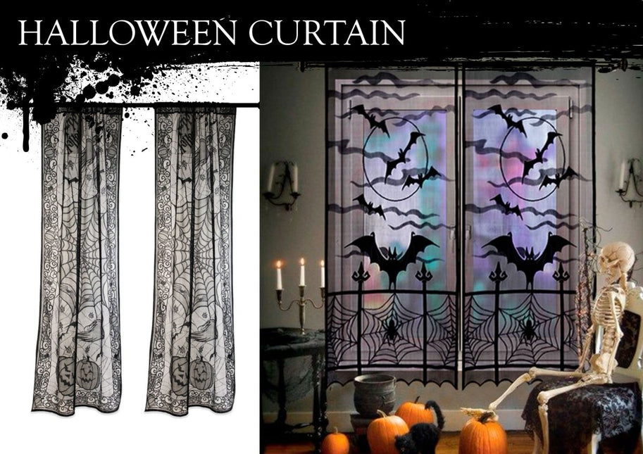 Halloween Raamsticker Gotisch 2,13m - Partywinkel - 8434077268643