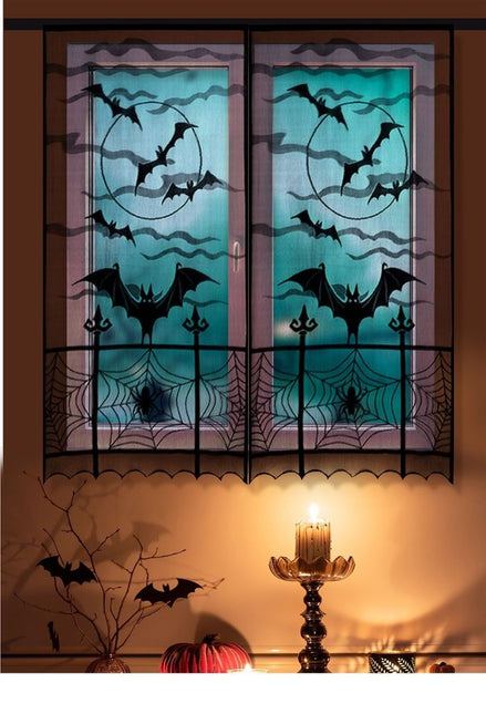 Halloween Raamsticker Heks 2,13m - Partywinkel - 8434077268636