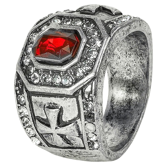 Halloween Ring Rode Edelsteen van Widmann koop je bij Partywinkel