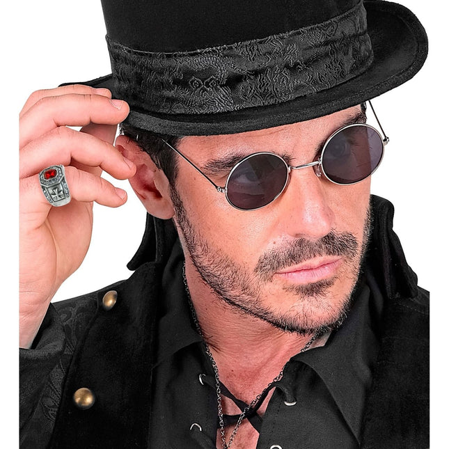 Halloween Ring Rode Edelsteen van Widmann koop je bij Partywinkel