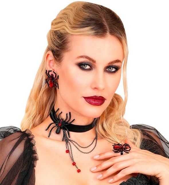 Halloween Ring Rood Spin van Widmann koop je bij Partywinkel