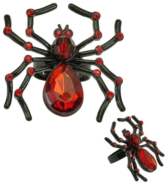 Halloween Ring Rood Spin van Widmann koop je bij Partywinkel