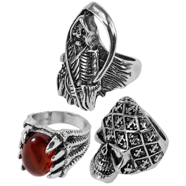 Halloween Ring Set 3st van Widmann koop je bij Partywinkel
