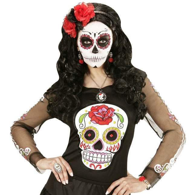 Halloween Ring Zilver Schedel van Widmann koop je bij Partywinkel