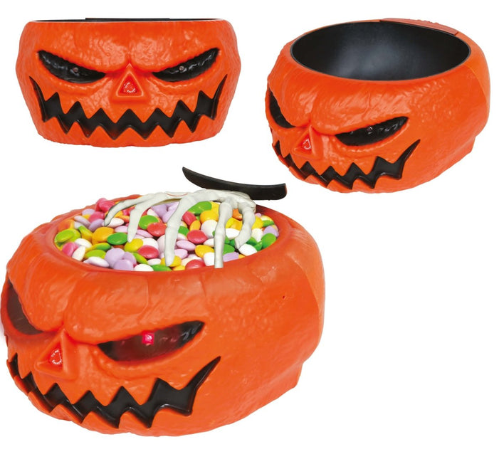 Halloween Schaal Pompoen 25cm van Fiestas Guirca koop je bij Partywinkel