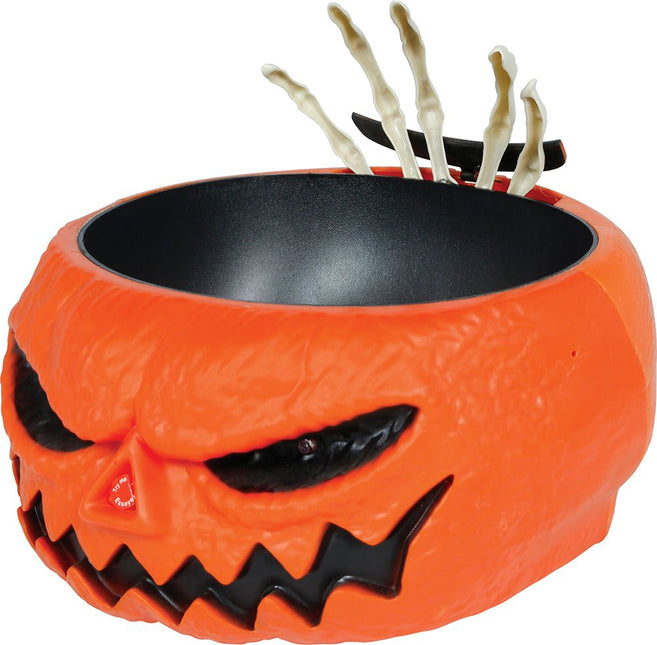 Halloween Schaal Pompoen 25cm van Fiestas Guirca koop je bij Partywinkel