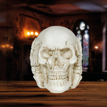 Halloween Schedel 6cm van Fiestas Guirca koop je bij Partywinkel