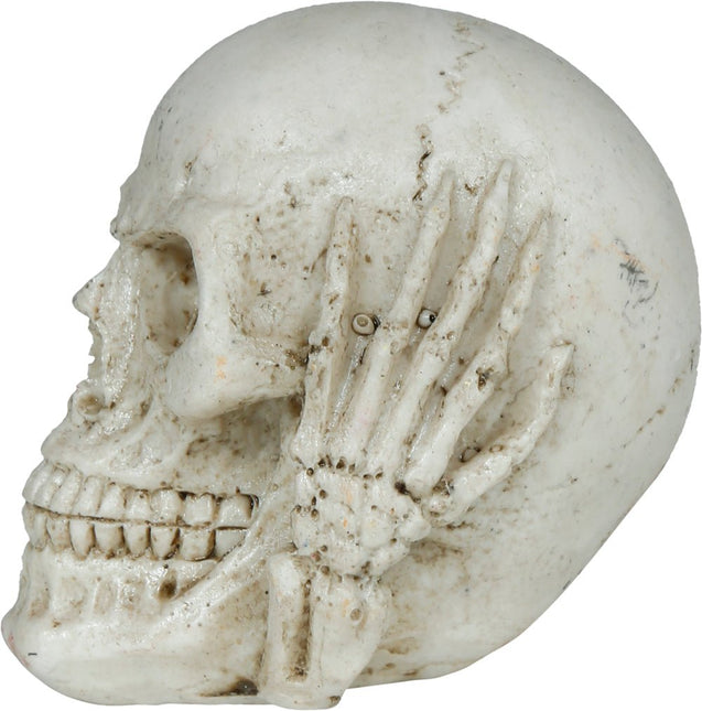 Halloween Schedel 6cm van Fiestas Guirca koop je bij Partywinkel