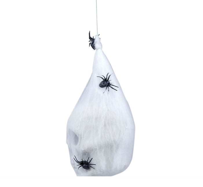 Halloween Schedel Spinnenweb Tas 25cm van Fiestas Guirca koop je bij Partywinkel