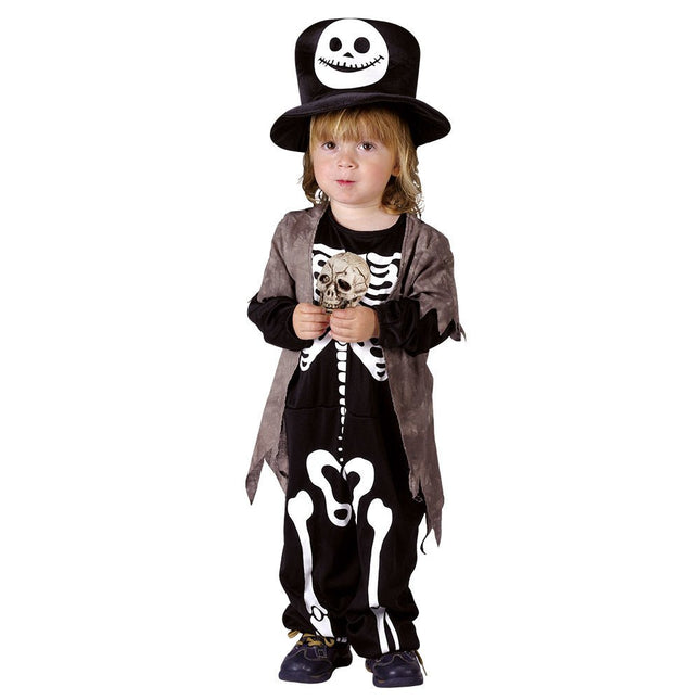 Halloween Schedelachtig Kostuum Kind 3/4 jaar van Boland koop je bij Partywinkel