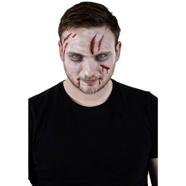 Halloween Schminkset Bloed En Tattoo 2 delig - Partywinkel - 8714572239219