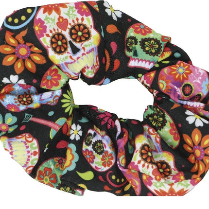 Halloween Scrunchie Catrina - Partywinkel - 8434077190982