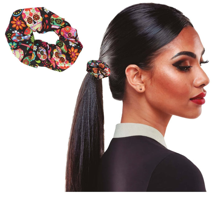 Halloween Scrunchie Catrina - Partywinkel - 8434077190982