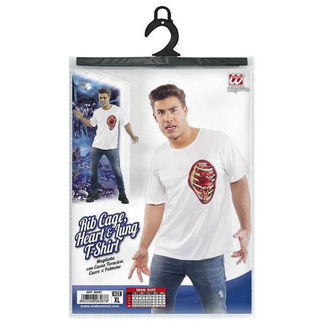 Halloween Shirt Heren Ribbenkast van Widmann koop je bij Partywinkel