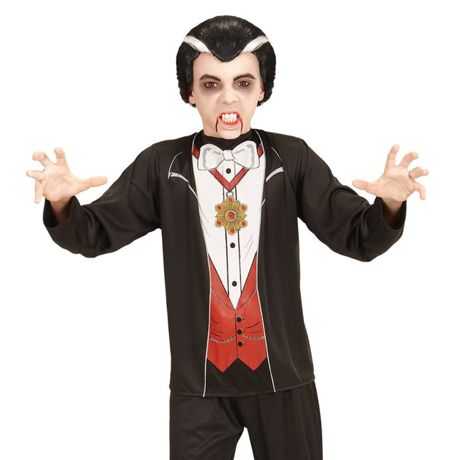 Halloween Shirt Kind Vampier van Widmann koop je bij Partywinkel