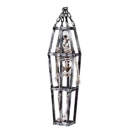 Halloween Skelet In Kooi 50cm van Boland koop je bij Partywinkel