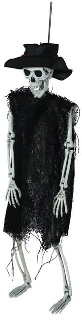 Halloween Skelet Met Hoed 47cm van Fiestas Guirca koop je bij Partywinkel