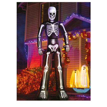 Halloween Skelet Opblaasbaar 2m van Fiestas Guirca koop je bij Partywinkel