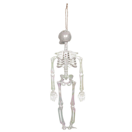 Halloween Skelet Parelmoer 32cm van Boland koop je bij Partywinkel