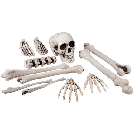 Halloween Skelet Set 12 delig van Boland koop je bij Partywinkel
