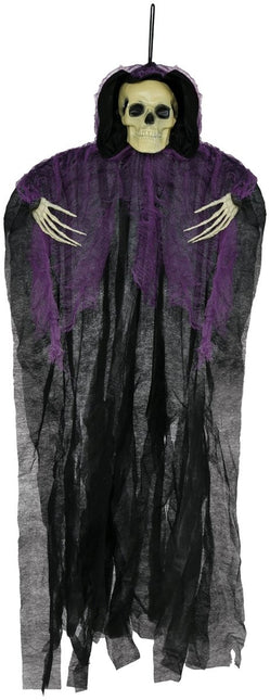 Halloween Skelet Zwart Paars Skelet 90cm van Fiestas Guirca koop je bij Partywinkel