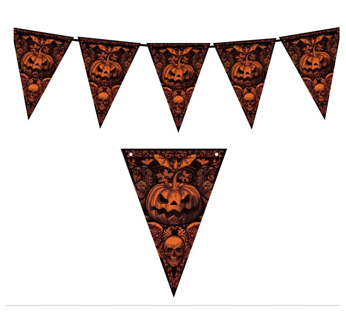 Halloween Slinger Pompoen 2,7m - Partywinkel - 8434077269299