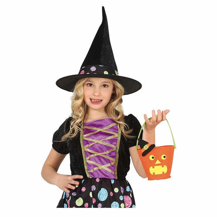 Halloween Snoep Emmer Pompoen 20cm van Fiestas Guirca koop je bij Partywinkel