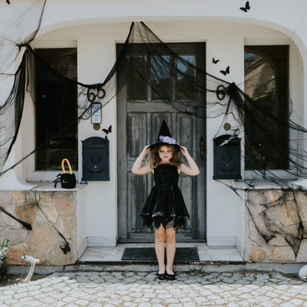 Halloween Spinnenweb Zwart - Partywinkel - 5904555044760