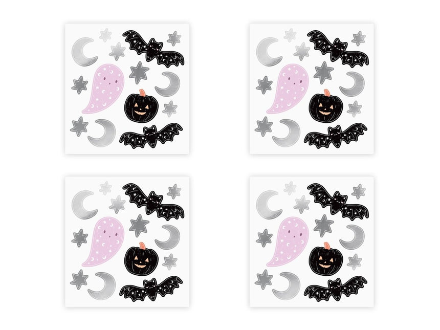 Halloween Stickers 4st van Partydeco koop je bij Partywinkel