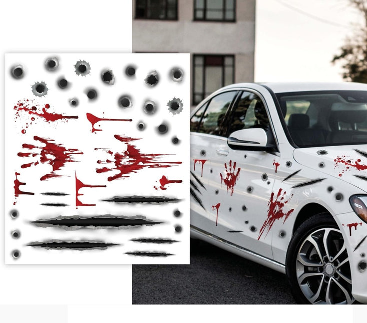 Halloween Stickers Auto 40cm - Partywinkel - 8434077268988