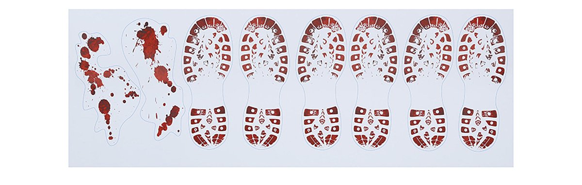 Halloween Stickers Schoenafdrukken van Fiestas Guirca koop je bij Partywinkel