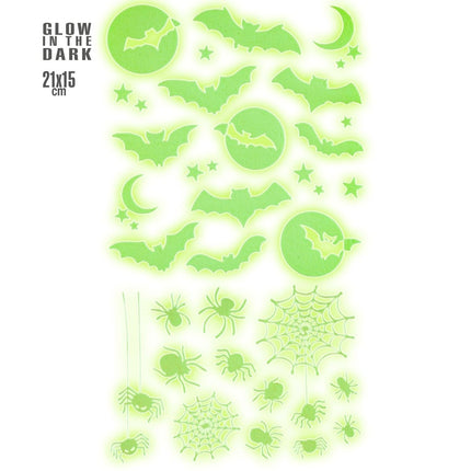 Halloween Stickers Wit Glow In The Dark van Widmann koop je bij Partywinkel