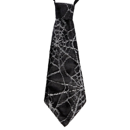 Halloween Stropdas Spinnenweb van Widmann koop je bij Partywinkel