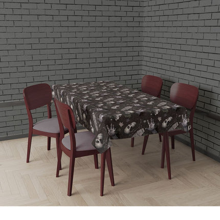 Halloween Tafelkleed Kerkhof 2,74m van Fiestas Guirca koop je bij Partywinkel