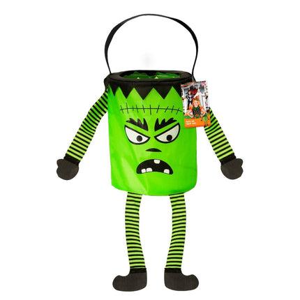 Halloween Tas Groen Monster van Widmann koop je bij Partywinkel