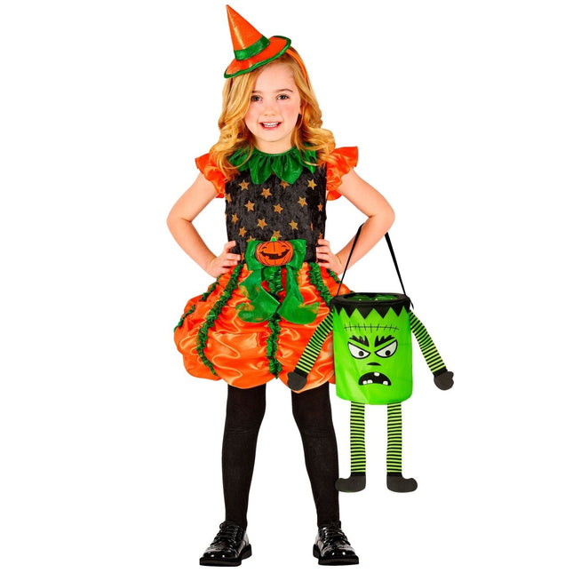 Halloween Tas Groen Monster van Widmann koop je bij Partywinkel