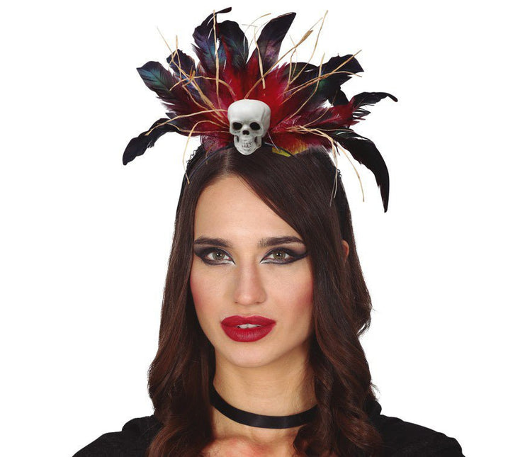 Halloween Tiara Veren En Doodshoofd van Fiestas Guirca koop je bij Partywinkel