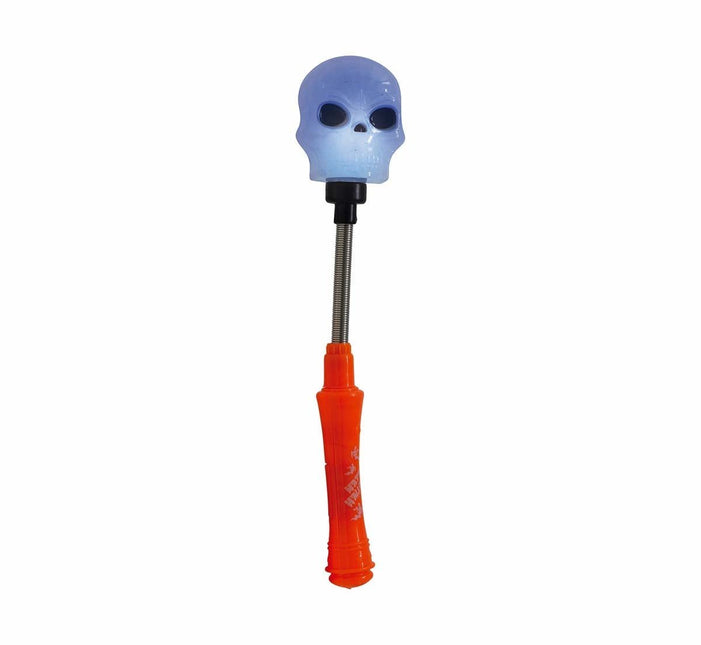 Halloween Toverstaf Schedel Met Licht 24cm van Fiestas Guirca koop je bij Partywinkel
