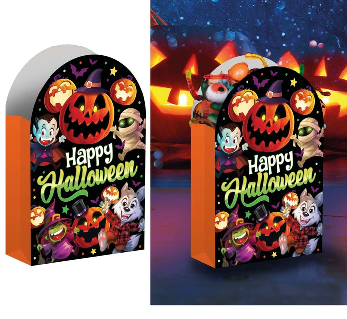 Halloween Uitdeeltasjes 35cm 6st - Partywinkel - 8434077269220