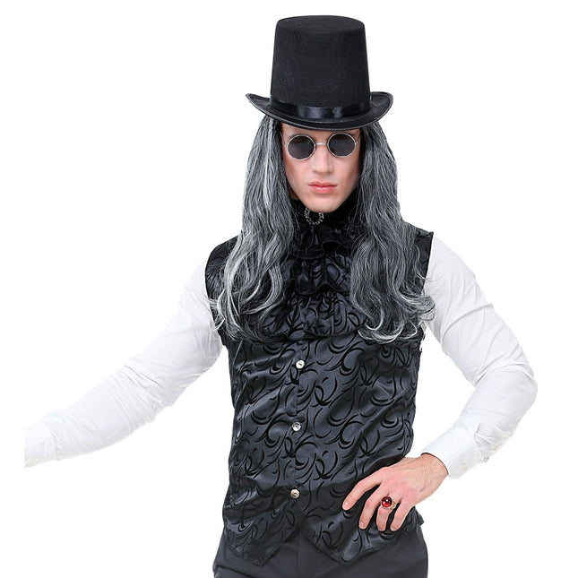 Halloween Vest Zwart Gotisch van Widmann koop je bij Partywinkel