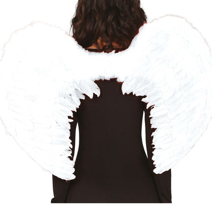 Halloween Vleugels Wit 80cm - Partywinkel - 8434077163917