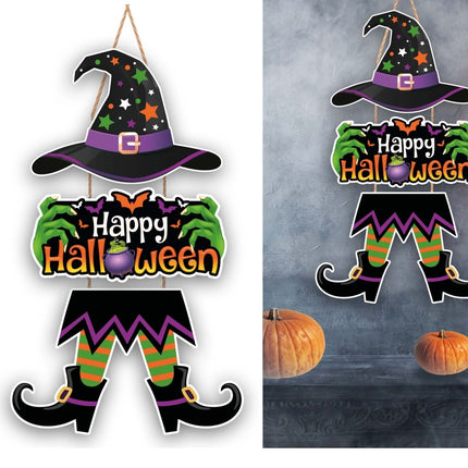 Halloween Wanddecoratie Heks - Partywinkel - 8434077268926
