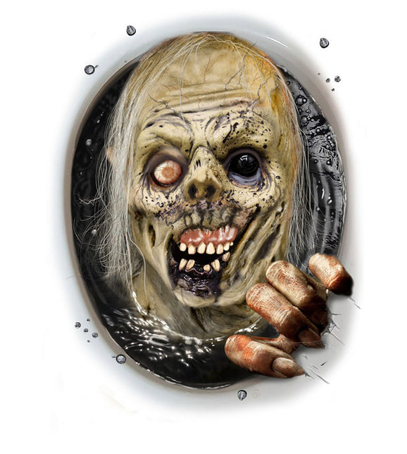Halloween Wc Sticker Zombie van Fiestas Guirca koop je bij Partywinkel