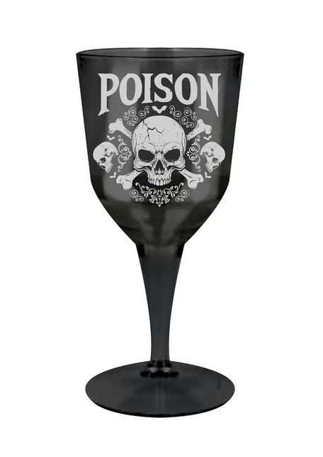 Halloween Wijnglas Poison 19cm - Partywinkel - 8434077268780
